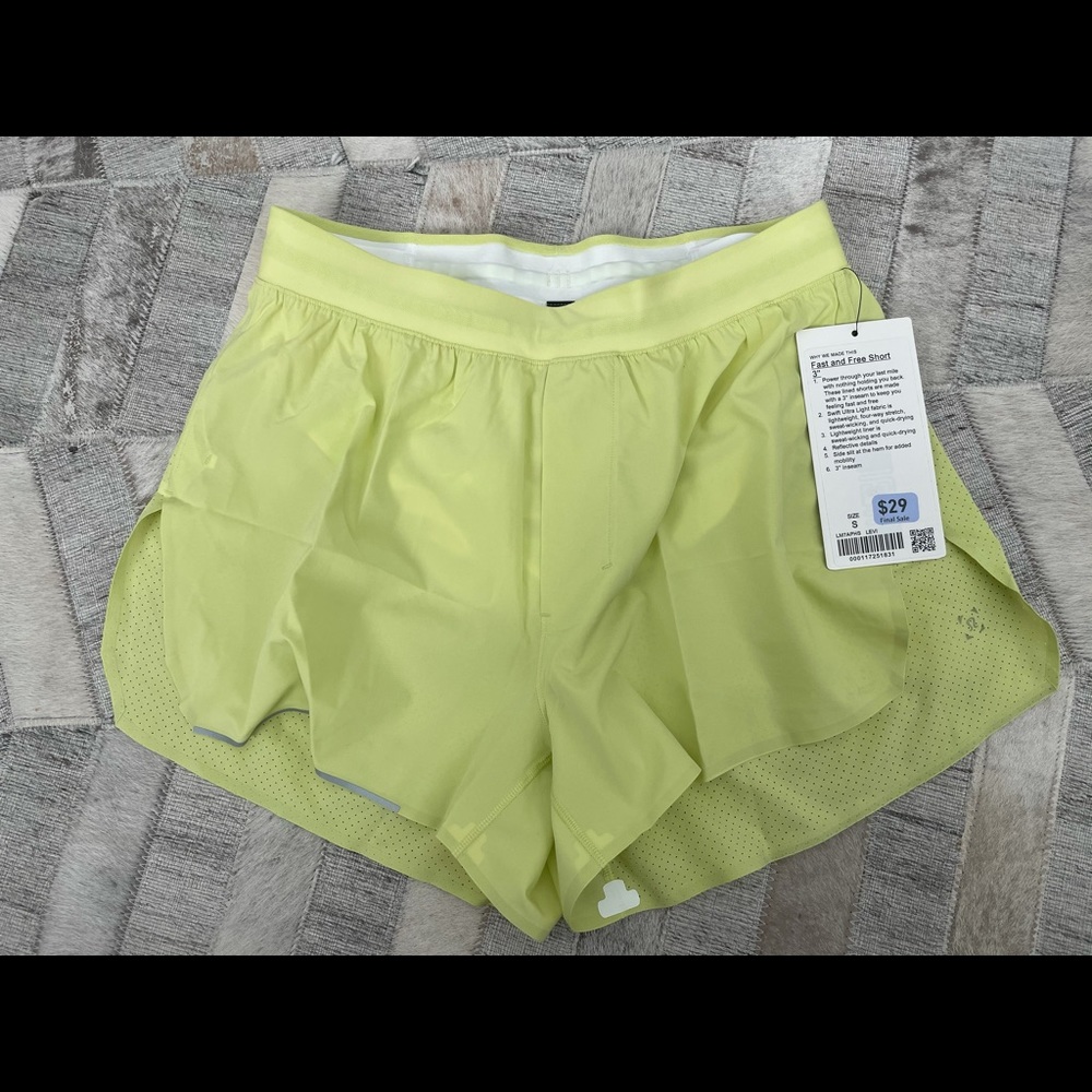 Lululemon men’s shorts size S NWT